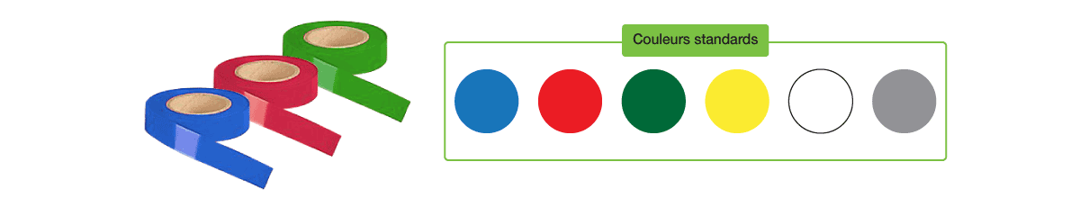 Colored insert rolls